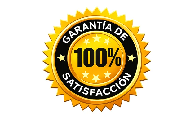 Sello de garantía de satisfacción