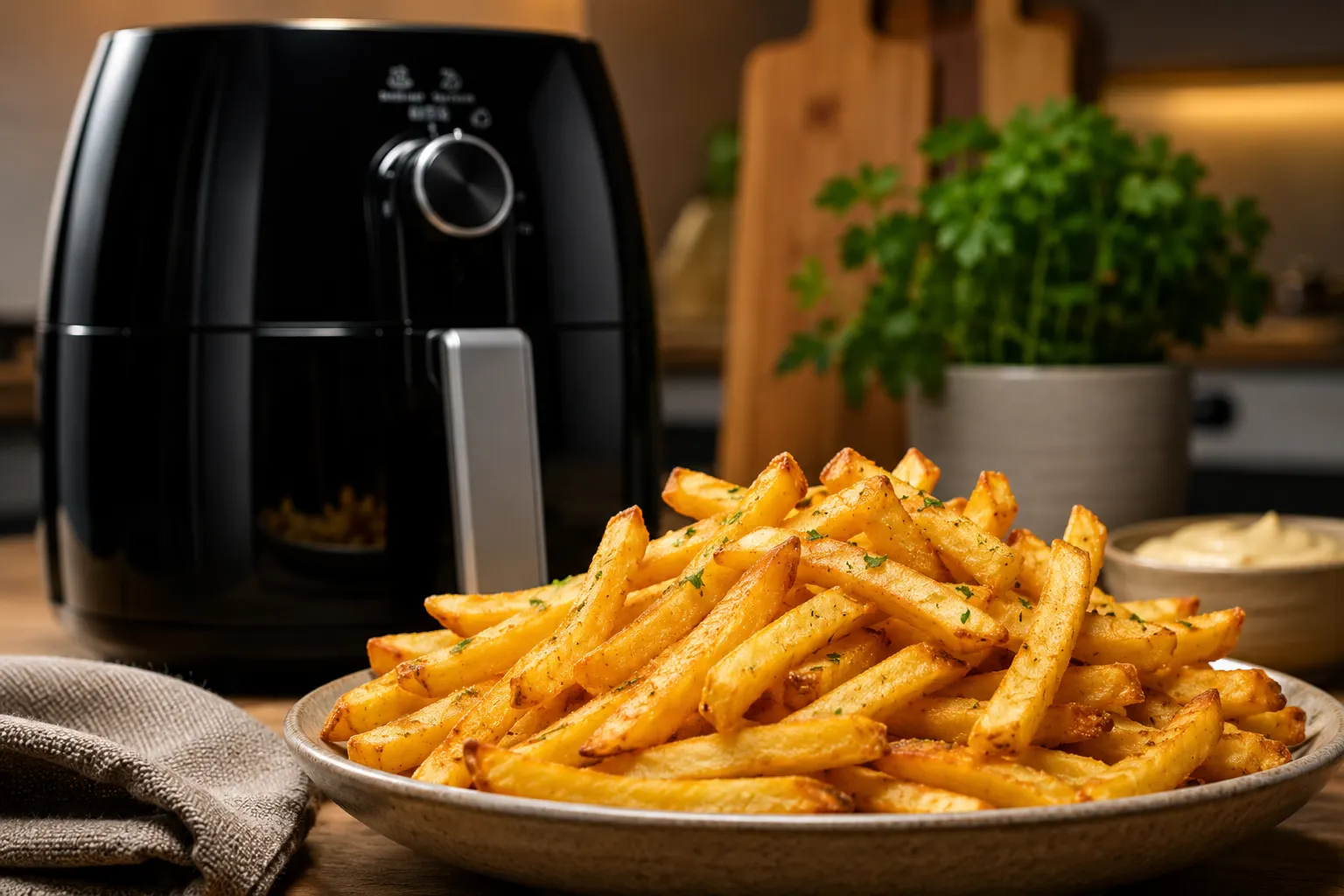 Papas fritas crujientes